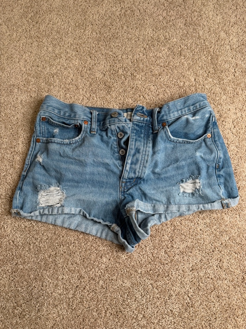 Madewell Relaxed Denim‎ Shorts Size 27
